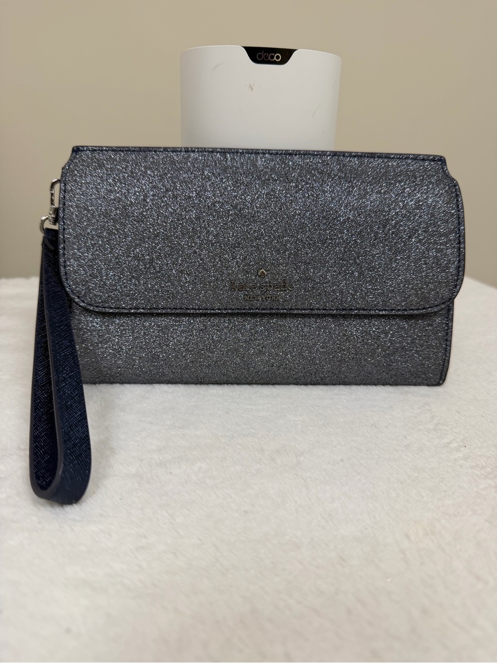 Kate Spade Glitter Wristlet NWOT